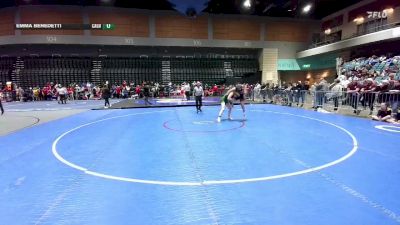 130 lbs Cons. Round 4 - LaReina Ramirez, Pershing County vs Emma Benedetti, Casa Grande