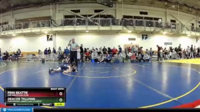 63 lbs Cons. Round 4 - Deacon Tallman, Contenders Wrestling Academy vs Finn Beattie, HSE Wrestling Club