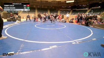 130 lbs Rr Rnd 5 - Tommy Lollis, MOJO Mulisha 9U vs Leland Holden, Oklahoma Strong- White 9U