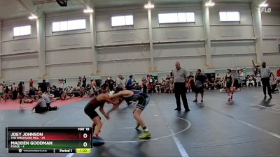 110 lbs Round 2 (8 Team) - Joey Johnson, The Wrestling Mill vs Madden Goodman, FORGE