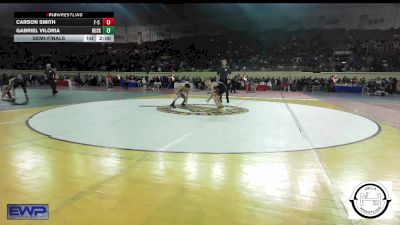 84 lbs Semifinal - Carson Smith, F-5 Grappling vs Gabriel Viloria, Husky Wrestling Club