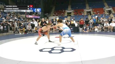 190 lbs Cons. Rd Of 64 - Hayden Groll, Ohio vs Andrew Rubino, Nebraska
