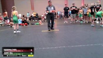 64 lbs Finals (8 Team) - Avery Gill, Nebraska Queens Of The Corn 1 vs McKenna Thies, Nebraska Queens Of The Corn 2