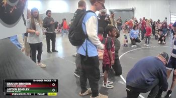 70 lbs Quarterfinal - Jayden Beasley, Dorman Youth vs Graham Brinson, War Hawk Wrestling