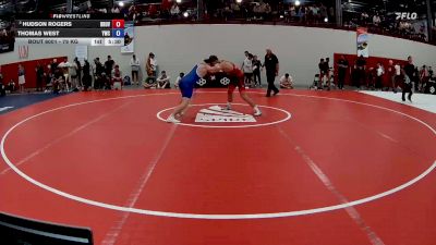 79 kg Champ. Round 3 - Hudson Rogers, Brunson UVRTC vs Thomas West, Yellowjacket Wrestling Club
