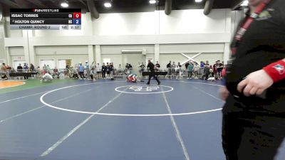 120 lbs Champ. Round 2 - Issac Torres, CA vs Holton Quincy, NC