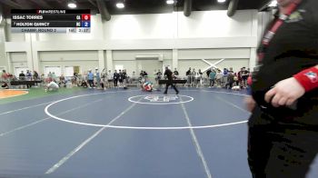 120 lbs Champ. Round 2 - Issac Torres, CA vs Holton Quincy, NC