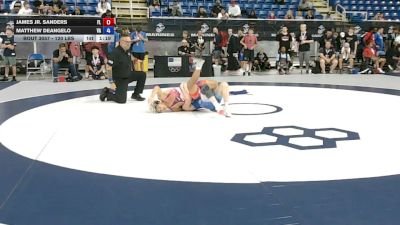 120 lbs Champ. Rd Of 128 - James Jr. Sanders, Florida vs Matthew DeAngelo, Virginia