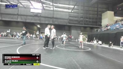 67 lbs 5th Place Match - Ryder Robison, Black Fox vs Eliace Majka, Black Fox