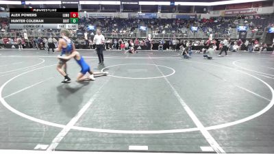 106 lbs Consi Of 4 - Alex Powers, Lemont vs Hunter Coleman, Southern Slammers Wrestling Club