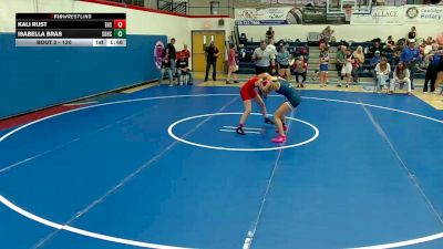 120 lbs Round 2 - Kali Rust, Empire High School vs Isabella Bras, St David