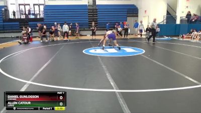 157 lbs Cons. Semi - Daniel Gunlogson, Chicago vs Allen Catour, Loras