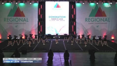 Cheer St. Louis - Domination [2026 L1.1 Youth - PREP - Medium DAY 1] 2026 The Midwest Regional Summit
