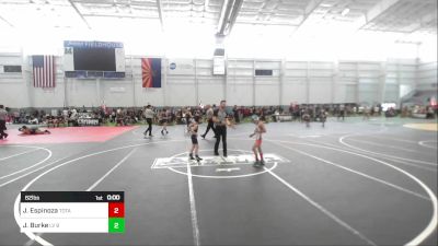 62 lbs 3rd Place - Jesse â??Ã?ÃºEL GALLO NEGROâ??Ã?Ã¹ Espinoza, Total Kaos WC vs James Tyler Burke, LV Bear WC