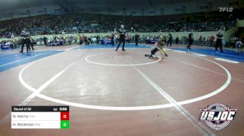 49 lbs Round Of 32 - Noah Harris, TEAM CONQUER vs Holden Workman, Perry Wrestling Academy
