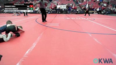 55 lbs 3rd Place - Chance Chill, Perry Wrestling Academy vs Grayson Medlin, Hutch Wrestling Club