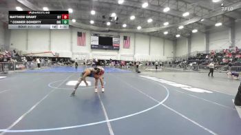 157 lbs Champ. Round 2 - Matthew Grant, RIT vs Conner Doherty, USMAPS