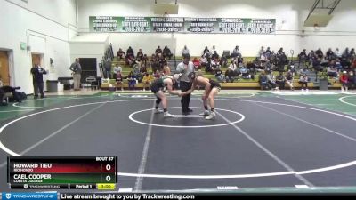 141 lbs Quarterfinal - Howard Tieu, Rio Hondo vs Cael Cooper, Cuesta College