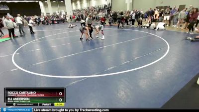 98 lbs Semifinal - Rocco Cartalino, Midwest Regional Training Center vs Eli Anderson, Bison Wrestling Club