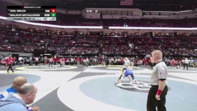 165 lbs Champ. Rd Of 16 - Joel Welch, Col. DeSales vs Malachi McCullough, WCH Washington