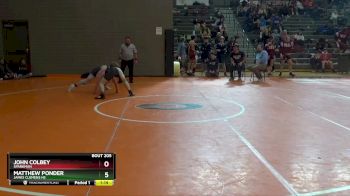 147 lbs Round 3 - Matthew Ponder, James Clemens HS vs John Colbey, Sparkman