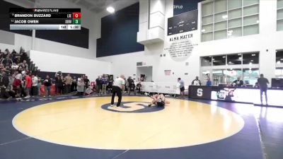 144 lbs Champ. Round 1 - Jacob Owen, Servite vs Brandon Buzzard, La Serna