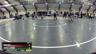 165 lbs Cons. Round 5 - Alaa Aly, Unattached-Edinboro vs Marty Landes, Case Western Reserve