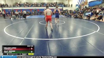 170 lbs Cons. Round 4 - William Lopez, American Falls vs Riley Berger, Coeur D Alene