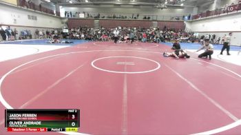 150 lbs Cons. Round 2 - Jason Ferren, Hamilton High School vs Oliver Andrade, Poston Butte