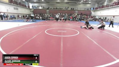 150 lbs Cons. Round 2 - Jason Ferren, Hamilton High School vs Oliver Andrade, Poston Butte