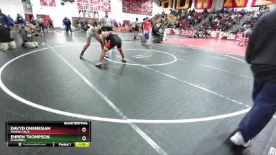 150 lbs Quarterfinal - Ehren Thompson, Chaparral vs Davyd Ohanesian, Mission Viejo