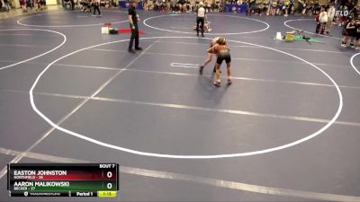 92 lbs Semis & 1st Wrestleback (8 Team) - Easton Johnston, Northfield vs Aaron Malikowski, Becker