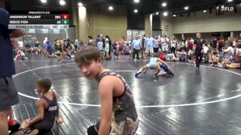 85 lbs Round 4 (6 Team) - Reece Fish, Alabama Elite Blue vs Anderson Tallent, Rabbit WC