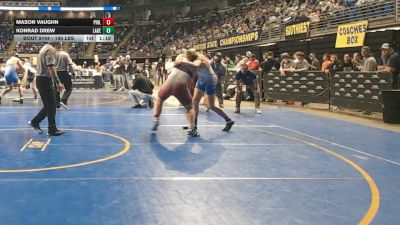195 lbs Round Of 32 - Mason Vaughn, Philipsburg Osceola vs Konrad Drew, Lakeview