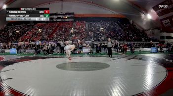 6A 165 lbs Quarterfinal - Anthony Butler, Eagle vs Ronan Brown, Owyhee