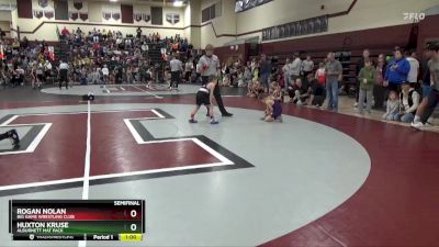 B-5 lbs Semifinal - Rogan Nolan, Big Game Wrestling Club vs Huxton Kruse, Alburnett Mat Pack