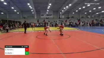 106 lbs Consolation - Christopher Ferraro, KY vs Manuel Martir, CA