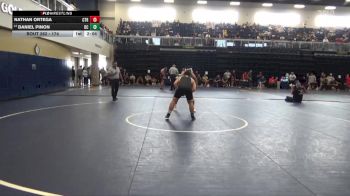 174 lbs Cons. Round 1 - Daniel Pinon, Delta College vs Nathan Ortega, College Of The Redwoods