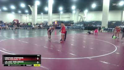 175 lbs Round 5 (6 Team) - Leland Snelgrove, Wellington - DEV vs Cristian Stephens, Indiana Goon Squad