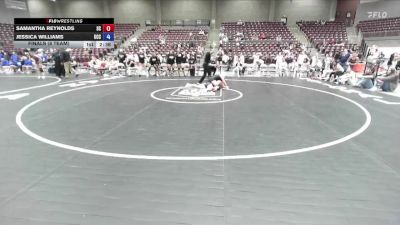 138 lbs Finals (8 Team) - Samantha Reynolds, Snow vs Jessica Williams, Umpqua Community College