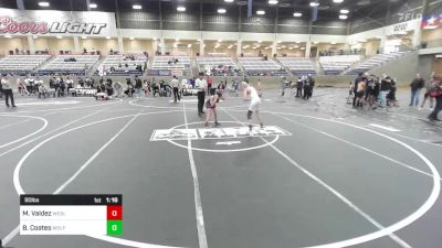 90 lbs Rr Rnd 2 - Mikayela Valdez, Wesley WC vs Bret Coates, Wolfpack