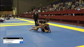 ADAM WARDZINSKI vs CALON F ESKELI-SABINO 2023 Pan IBJJF Jiu-Jitsu No-Gi Championship