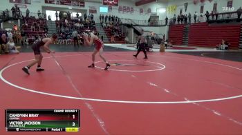 120 lbs Champ. Round 1 - Camdynn Bray, Clinton vs Victor Jackson, Fulton (H.S.)