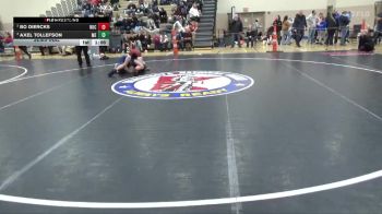 120 lbs Semifinal - Bo Diercks, ROCORI vs Axel Tollefson, MN Elite