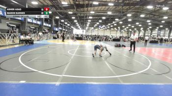 85 lbs Consi Of 8 #2 - Asher Asad, GA vs Mason Barnes, OH