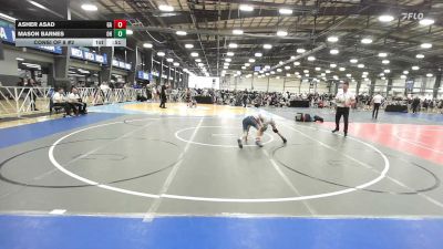 85 lbs Consi Of 8 #2 - Asher Asad, GA vs Mason Barnes, OH