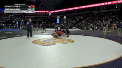 190 lbs Round Of 32 - David Calkins Jr., Liberty (NC) vs Brett Williamson, Moorpark (SS)