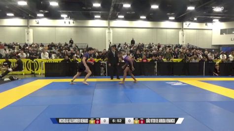 João Vitor De Arruda Venancio vs Nicholas Alexander Renaud 2024 World IBJJF Jiu-Jitsu No-Gi Championship