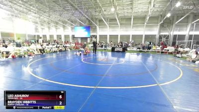 165 lbs Placement Matches (8 Team) - Leo Ashurov, Texas Red vs Brayden Hibbitts, North Carolina