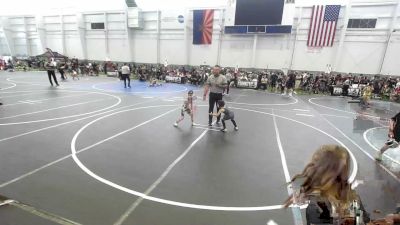 46 lbs Round Of 16 - Fernando Tellez, Silvaback Training Center vs Noah Escarcega, Manu WC